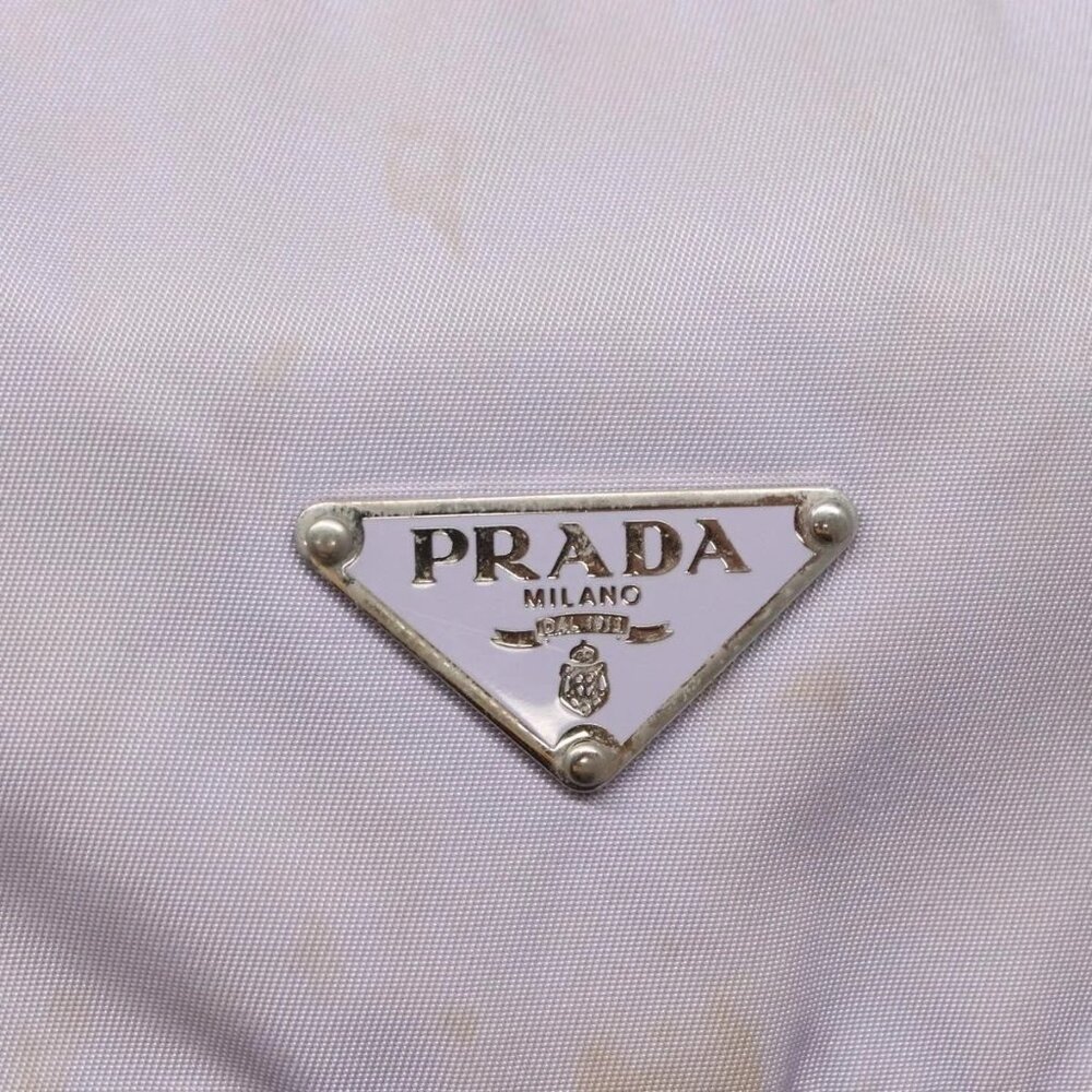 PRADA Shoulder Bag Nylon Purple Silver Auth ti3319 - Picture 12 of 16